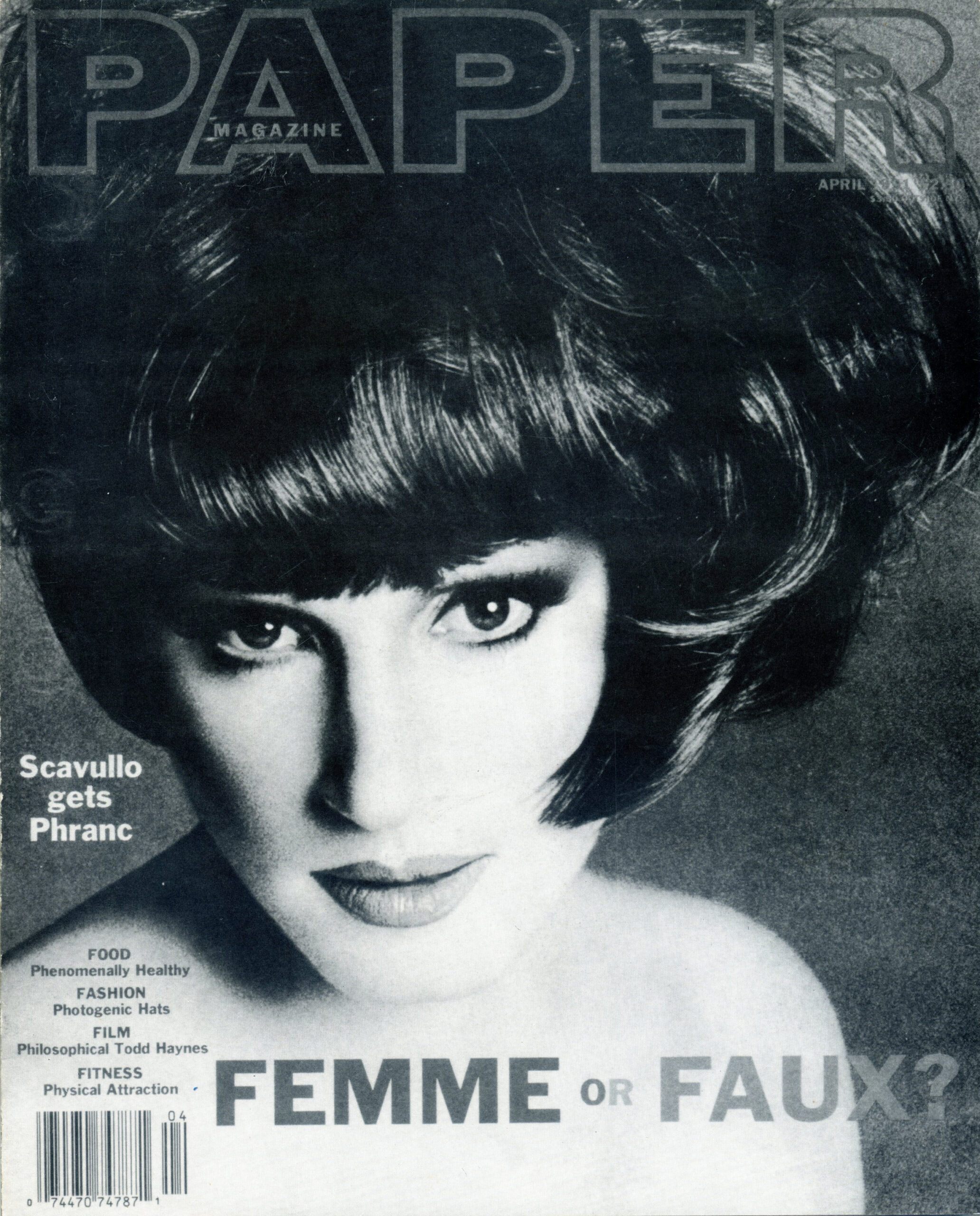Paper Magazine Cover